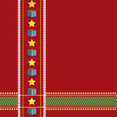 Christmas tablecloth seamless