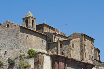 Panoramic view of Bolsena. Lazio. Italy.