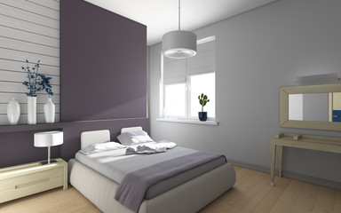 violet bedroom