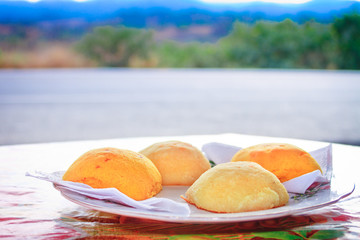 Round Loaf of Home made Bread