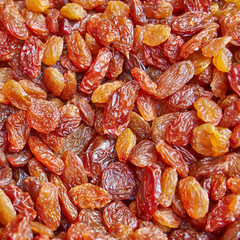 raisins closeup, food background