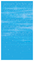 Abstract blue background, snowy pattern