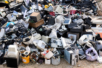 Electronic waste - obrazy, fototapety, plakaty