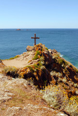 Croix sur la côte d'Emeraude