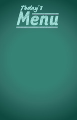 Menu Board - today's menu