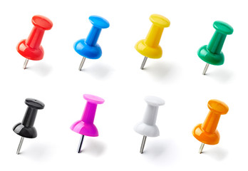 push pin thumbtack paper clip office business