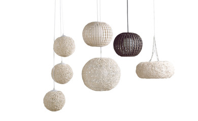 Beautiful modern design of rattan ceiling lamps