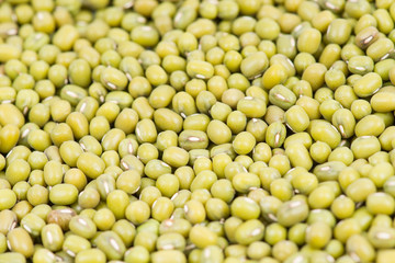 Green mung beans background