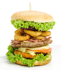 Sandwich with squid rings