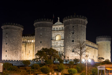 new castle maschio angioino in Naples, Italy
