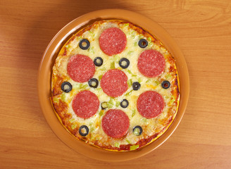 home pizza  Pepperoni