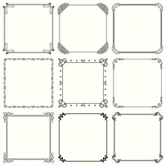 Decorative frames (set 35)