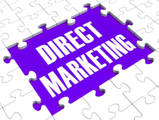 Fototapeta premium Direct Marketing Shows Targeting Clients