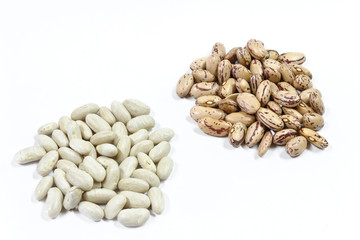 borlotti e cannellini - pinto beans and white beans