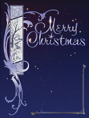 Fototapeta premium Vector Christmas background for decoration and design