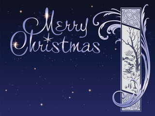 Fototapeta premium Vector Christmas background for decoration and design