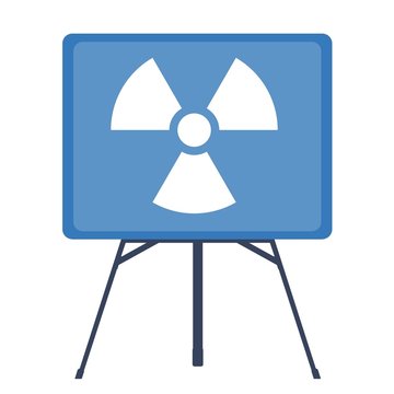 Symbole nucléaire dans un tableau