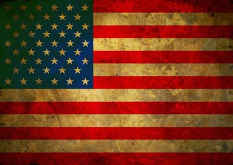 Grunge US Flag