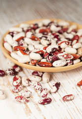 Bowl with haricot bean