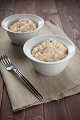 Risotto with black truffle