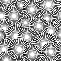 Photo sur Plexiglas Psychédélique fond blanc noir transparent