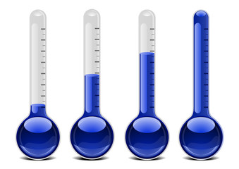 blue thermometers - 47542378