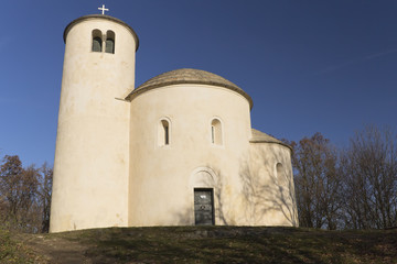 Fototapeta na wymiar St. George's Chapel ( Romanesque style ,Czech Republic)