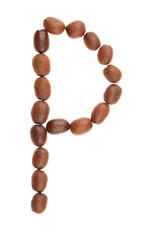 Coffee Beans Letter