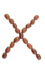 Coffee Beans Letter