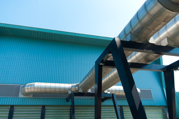 Naklejka premium waste treatment plant