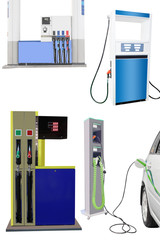 petrol pump and charging station