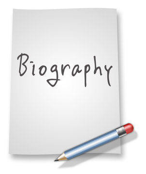 Paper & Pencil Illustration "Biography"