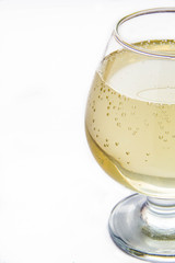 Half of champagne glass