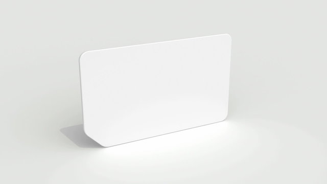White Sim card full rotation endless loop