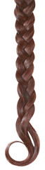 Braid isolated on white.
