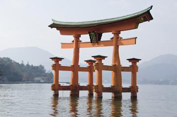 Obraz premium Itsukushima Shrine