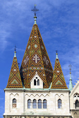 Fototapeta na wymiar Matthiaskirche w Budapeszcie