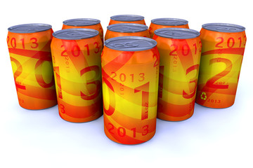 Lata de refresco 2013