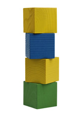 Wooden building blocks