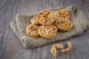 Cartellate, typical italian pastries