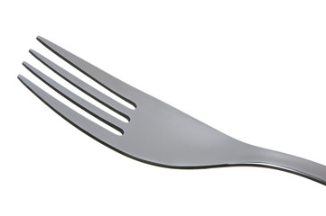 fork on white