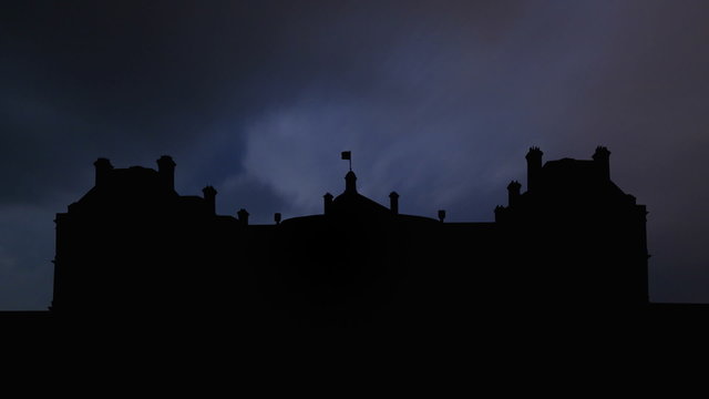 Luxembourg Palace thunderstorm