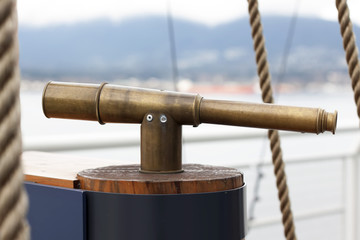 old-fashioned naval looking glass
