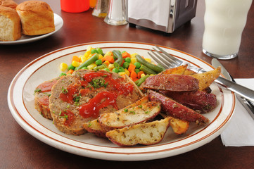 Meatloaf dinner