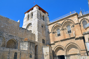 Fototapeta na wymiar Church of the Holy Sepulchre in Jerusalem