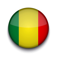 Fototapeta premium Vector creative circle flag on white background. Eps10