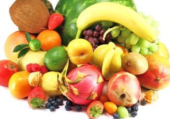 Früchtemix - verschiedenen Sorten frisches Obst