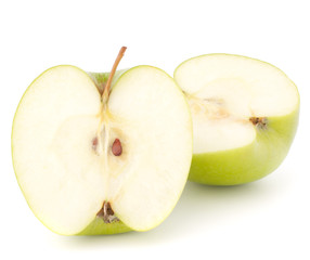 green apple half