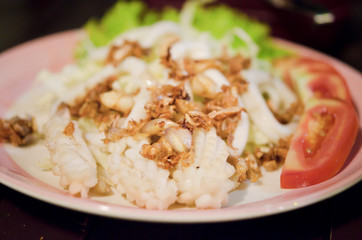  fried  octopus