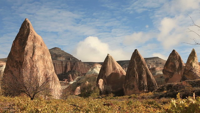 Famous city  Cappadocia in Turkey